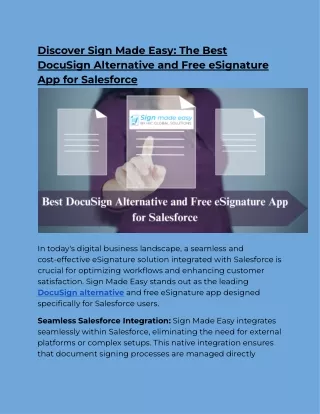 Best DocuSign Alternative