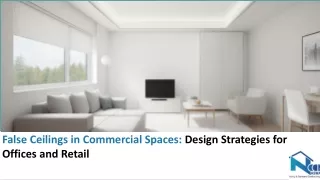 False Ceilings in Commercial Spaces: Design Strategies for Offices and Retail