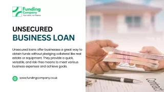 Unsecured Business Loans in the UK