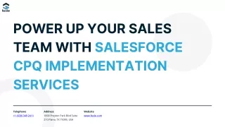 power up your sales team with salesforce