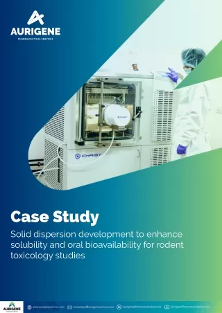 Soliddispersion development to enhance solubility forrodent toxicology studies