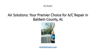 air solutions your premier choice for a c repair in baldwin county al