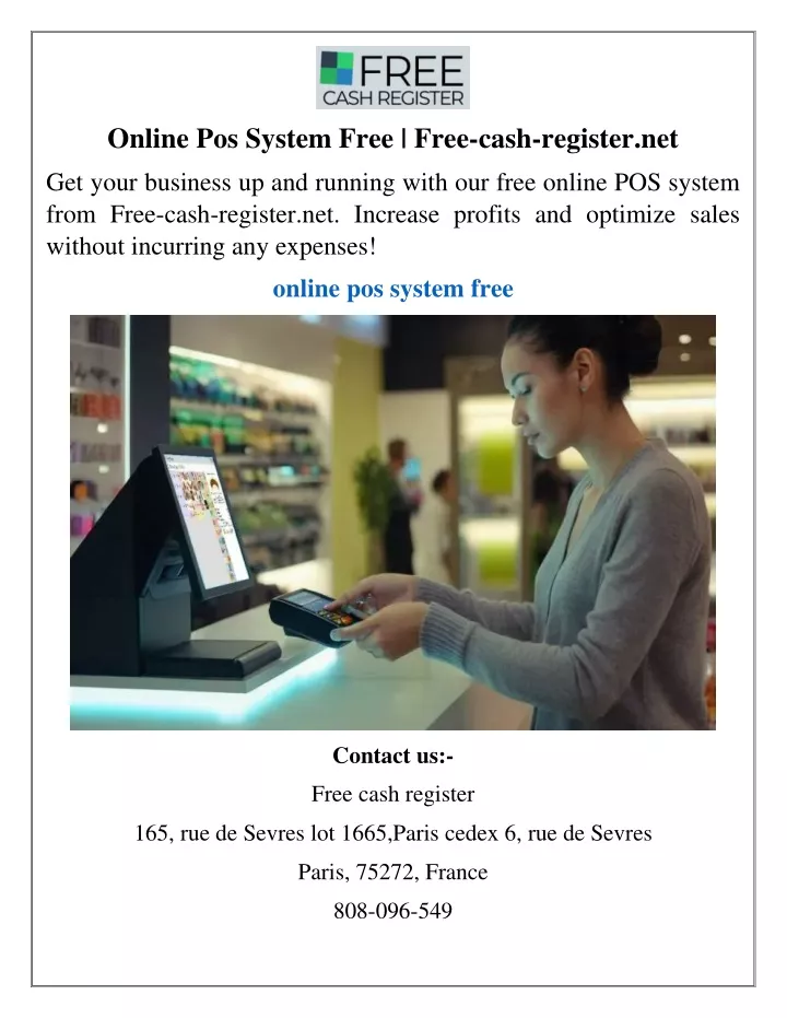 online pos system free free cash register net