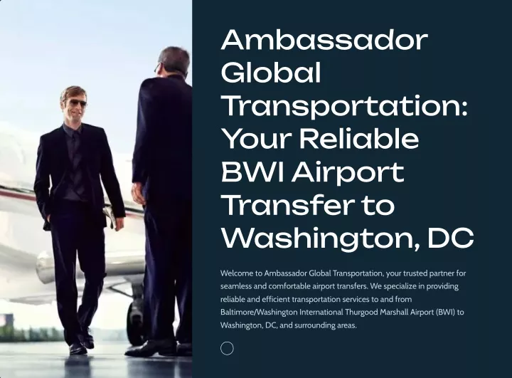 ambassador global transportation your reliable