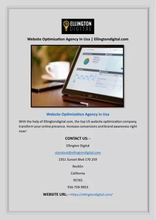 website optimization agency