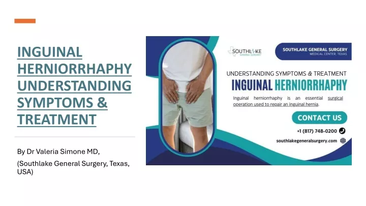 inguinal herniorrhaphy understanding symptoms