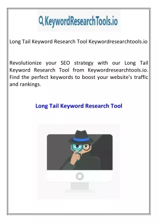 long tail keyword research tool