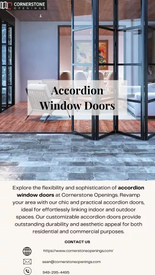 Accordion Window Doors