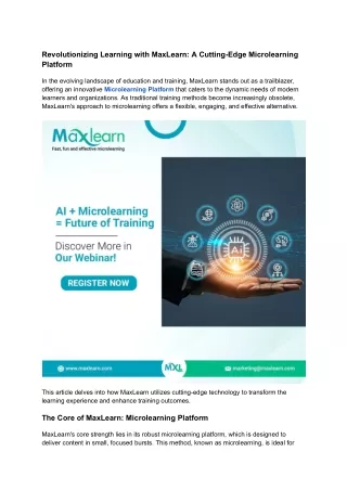 revolutionizing learning with maxlearn a cutting
