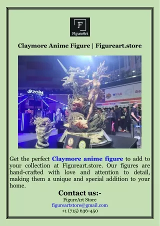 Claymore Anime Figure  Figureart.store