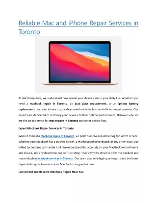 Reliable Mac and iPhone Repair Services in Toronto (1)