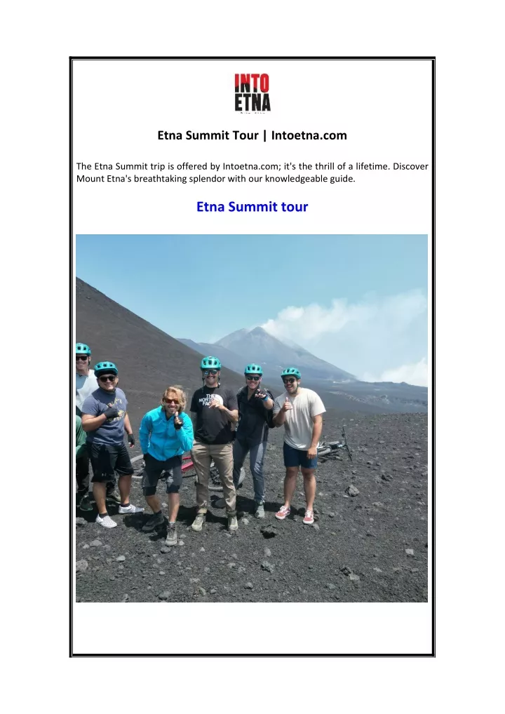 etna summit tour intoetna com