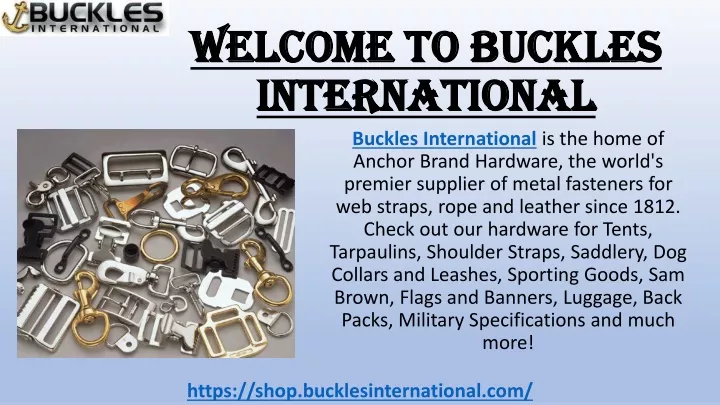 welcome to buckles international