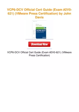 VCP6-DCV Official Cert Guide (Exam #2V0-621) (VMware Press Certification)