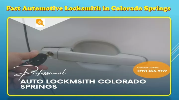 fast automotive locksmith in colorado springs