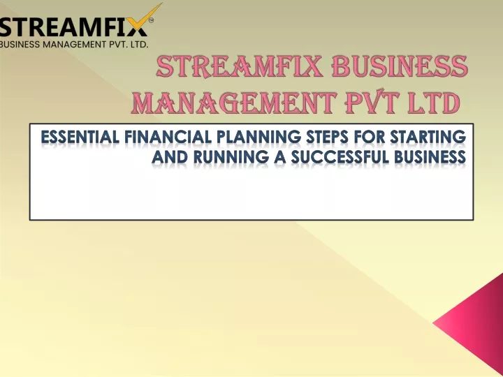 streamfix business management pvt ltd