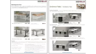 Highmoon collection of Executive Desks in Dubai