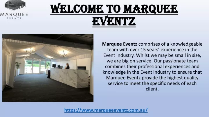 welcome to marquee eventz