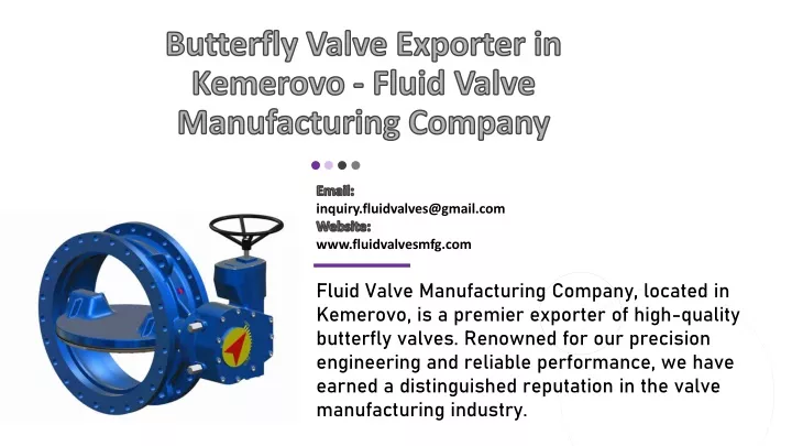 butterfly valve exporter in kemerovo fluid valve manufacturing company