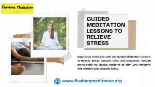 Guided Meditation Lessons To Relieve Stress