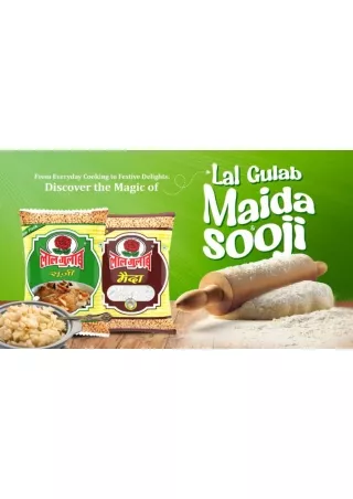 Discover the Magic of Lal Gulab Maida and Sooji