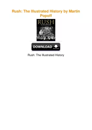 Rush: The Illustrated History by Martin Popoff