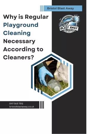 Why is Regular Playground Cleaning Necessary According to Cleaners