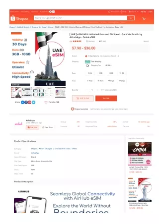 Dubai eSIM: Seamless Connectivity for Visitors