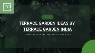 Transform Your Terrace with Terrace Garden India