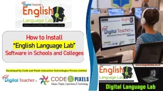 How to Set up of English Laboratory Software in Schools and Colleges