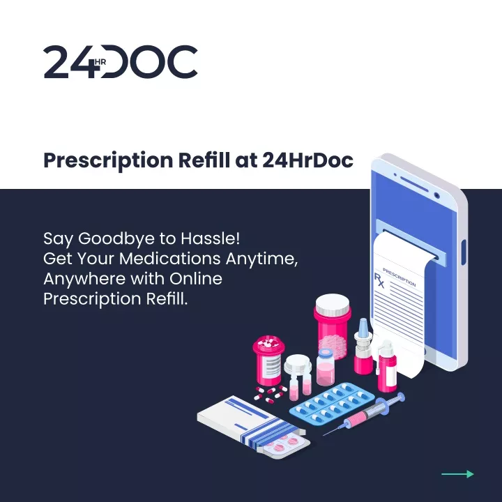 prescription refill at 24hrdoc