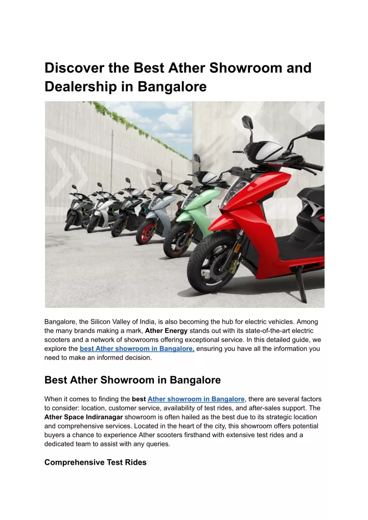 discover the best ather showroom and dealership