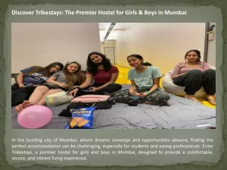 Hostel for Girls & Boys in Mumbai