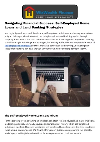 Home Loans for Self Employed