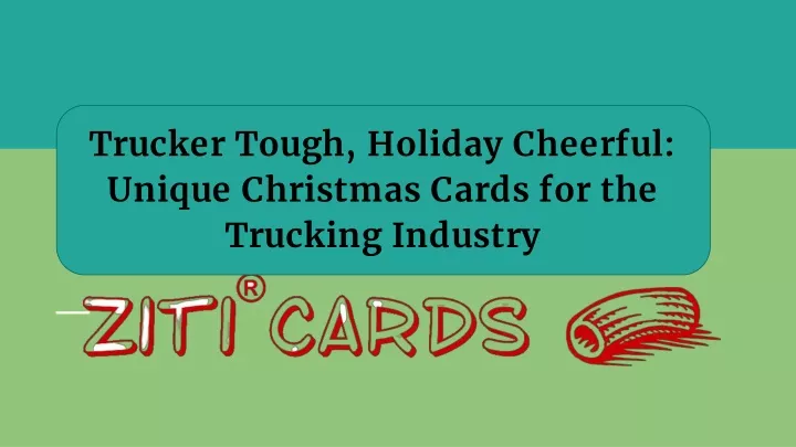 trucker tough holiday cheerful unique christmas