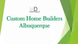 Custom Home Builders Albuquerque