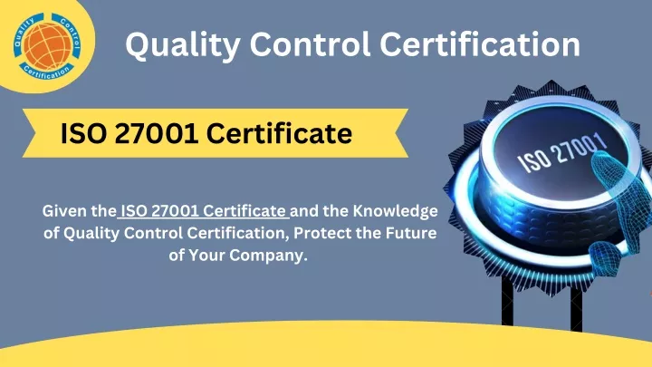 quality control certification