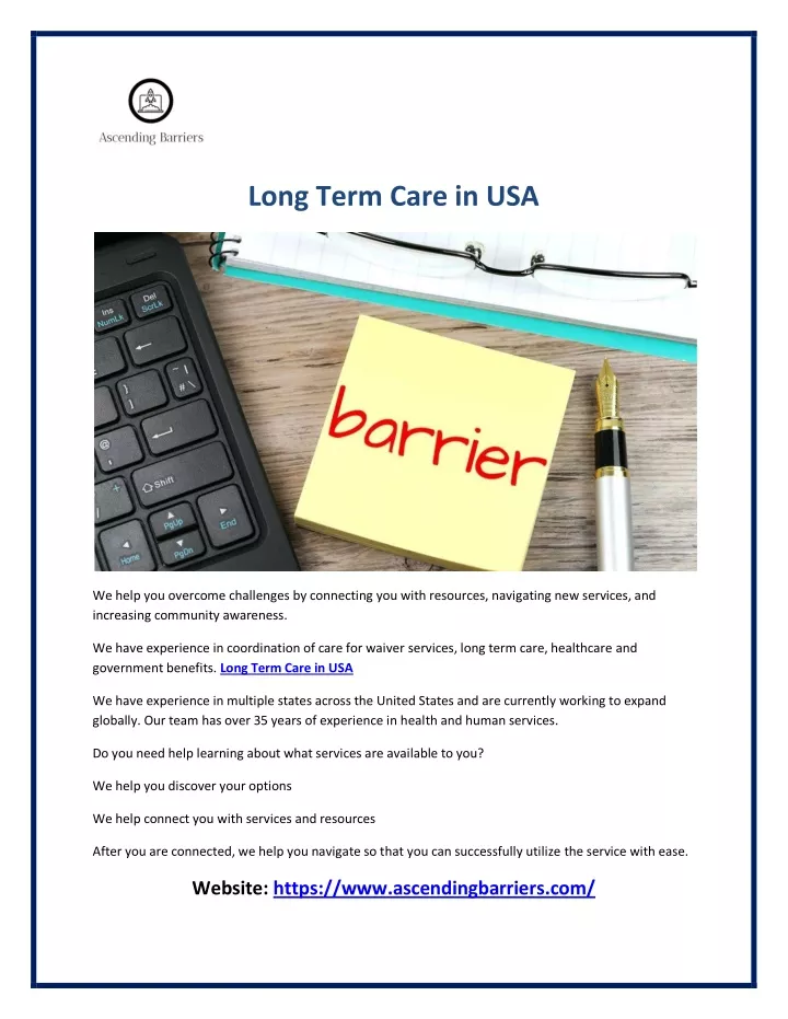 long term care in usa