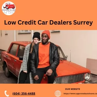 Low Credit Car Dealers Surrey | Approved Auto Loans