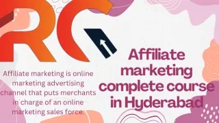Affiliate marketing complete course in Hyderabad
