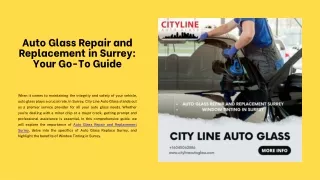 auto glass repair and replacement in surrey your