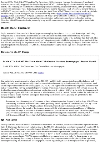 Mk-677 And Cancer: Exactly How Strong Is The Proof?