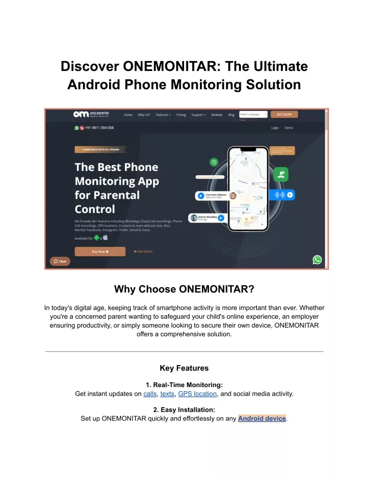 discover onemonitar the ultimate android phone