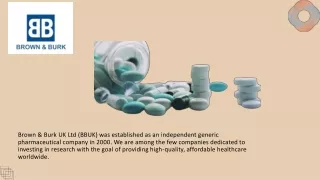 Generic Pharmaceutical Company In UK | Pharma Company in UK