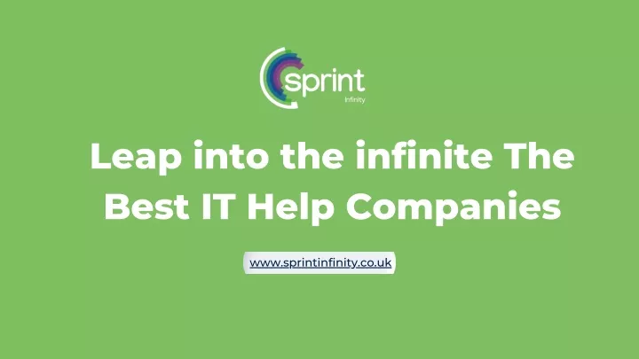 leap into the infinite the best it help companies