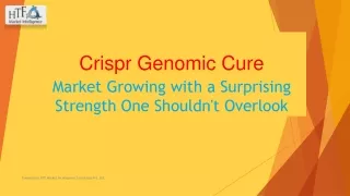 Crispr Genomic Cure market