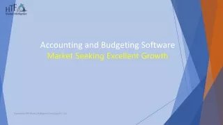 Accounting and Budgeting Software market