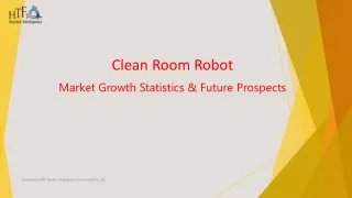 Clean Room Robot market