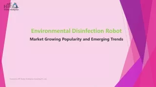 Environmental Disinfection Robot market