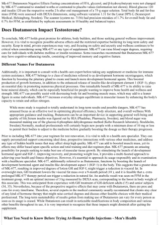 Mk-677 Ibutamoren Negative Effects